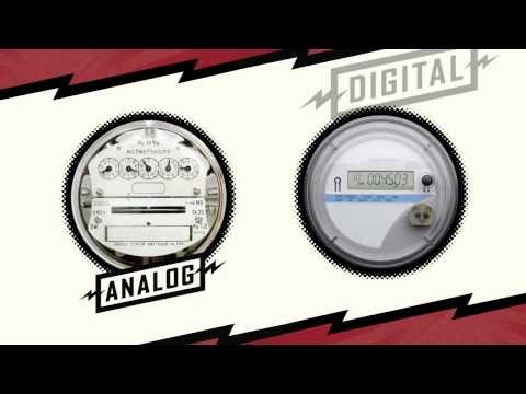 how to read digital electric meter