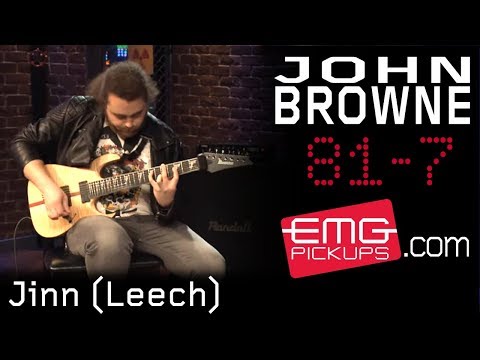 plays - To kick off their US tour, John Browne of Monuments, performs an instrumental version of Jinn (Leech) for EMGtv. Hear John's command of the 7 string guitar using his EMG 81-7 humbucker. Go...