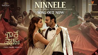 Ninnele Video Song 4k  Radhe Shyam  PrabhasPooja H