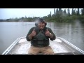 Ronnie likes it wet on the Aniak River