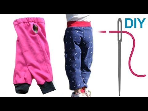 Unisex Jogginghose, einfache Hose / Pumphose schnell selber nähen 