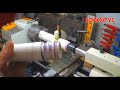 Thread cutting on the Lathe @ 2.5 tpi bd 7x14 mini lathe