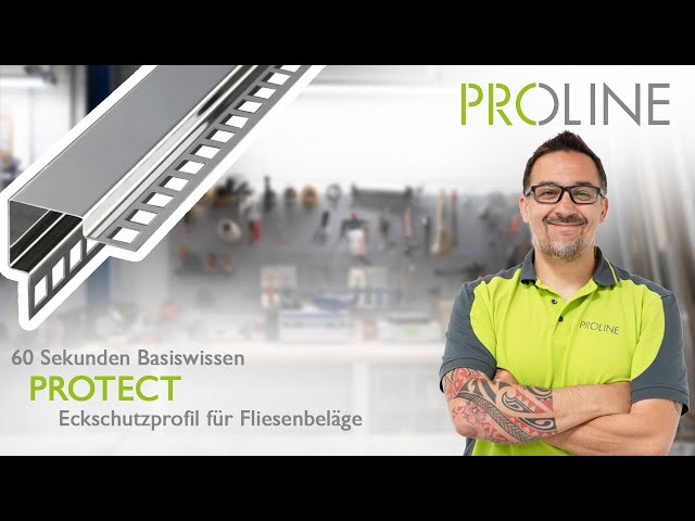 PROTECTO Eckschutzprofil Edelstahl V2A natur in Profi-Qualität