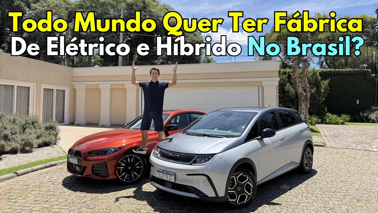 Todo Mundo Quer Ter Fábrica de Elétrico e Híbrido no Brasil? Imposto de até 35% para Importados