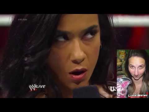 WWE Raw 7/28/14 Aj Confronts Paige Live Commentary