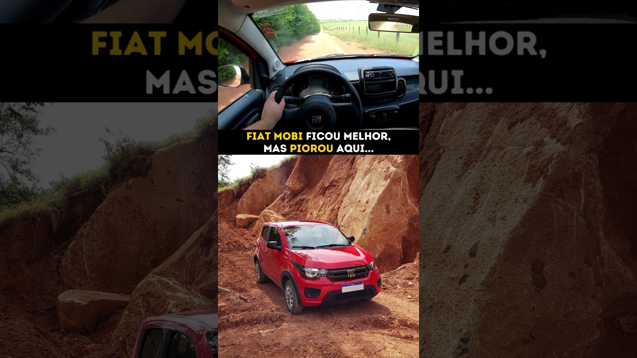 Fiat Mobi melhorou na altura, mas piorou no conforto... #fiatmobi