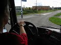 Op de openbare weg met vrachtwagen Op de openbare weg met vrachtwagen