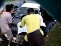 Proton Wira crash into drain
