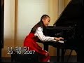 Lin Sha Li(11 y/o), Bach-ital. konzert, Shopin-nocturn
