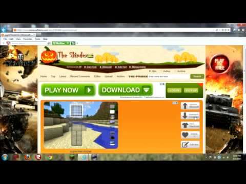 how to upload a minecraft skin