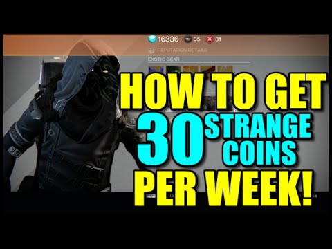 how to get strange coins in destiny