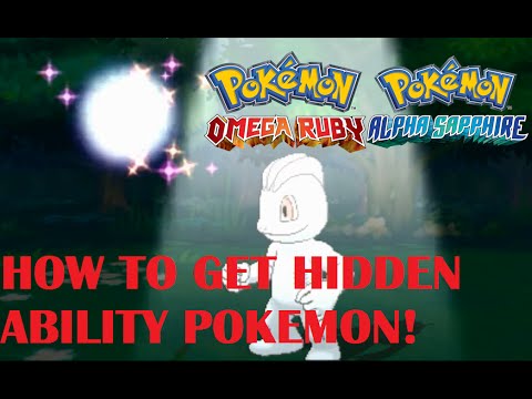 how to get hidden abilities in pokemon x