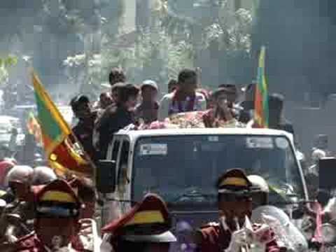 Ajantha Mendis comes home to huge crowds after Asia Cup exploits
