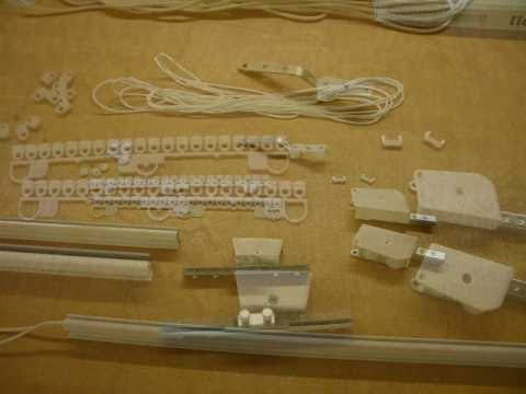 how to fit swish curtain rails