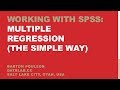 Multiple Regression in SPSS/PASW (The Simple Way)
