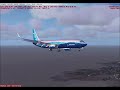 B-737-800 MAX XWIND HEAVY RAIN IN KWI