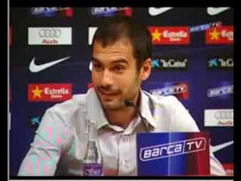 Entrevista de Prensa a Josep Guardiola