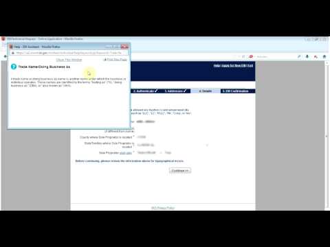how to apply for ein