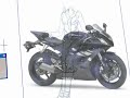 How i Make a Manga Drawing (Girl on a Yamaha R6)