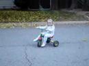 Hollie riding with no hands! Hollie riding with no hands!