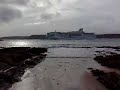 Brittany Ferries Pont Aven passing Roche's Point Cork Brittany Ferries Pont Aven passing Roche's Point Cork