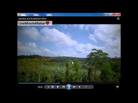 how to fasten video in movie maker