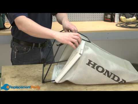 How to Replace the Grass Bag Frame on a Honda HRX217 Lawn Mower