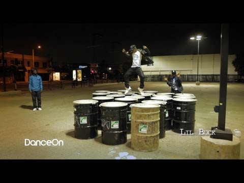 lil buck freestyling - Bboys can have their linoleum mats. Lil Buck, Prime Tyme, and J Styles of New Styles Krew would rather dance on top of barrels! On November 12th, 2011 at the...