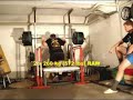 Box Squats RAW: 3 x 240 kg, 2 x 260 kg (572 lbs)