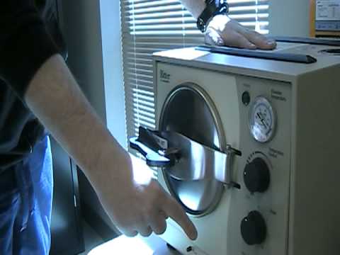 how to drain autoclave