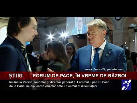 Forum de pace, în vreme de război