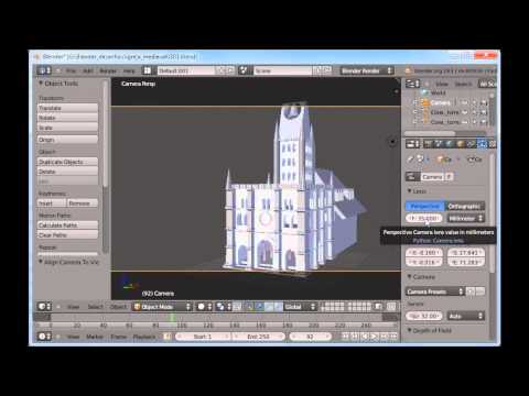 how to snap camera to view in blender
