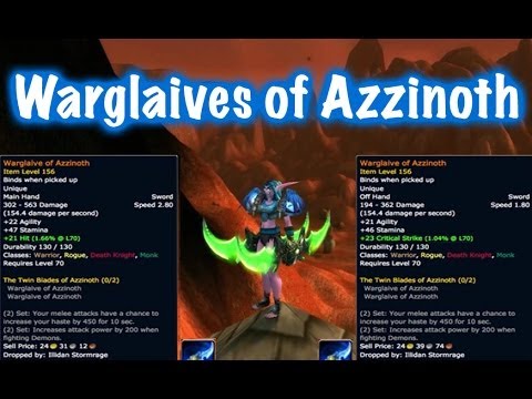 how to obtain warglaive of azzinoth
