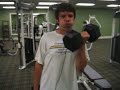 me curling 50 lb. dumbells me curling 50 lb. dumbells