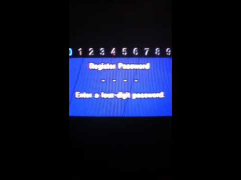 how to reset playstation 2 password
