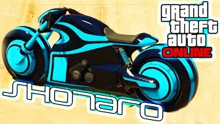 GTA 5 Online: Tunando Shotaro (Moto com Neon do Tron)! - Gameplay