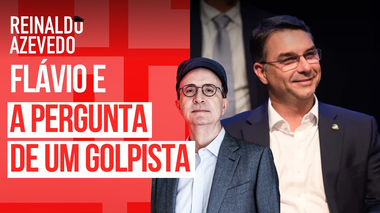 Reinaldo Azevedo – Messias: pergunta de Flávio sobre o golpe prova que continua um golpista