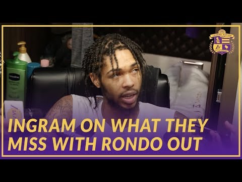 Video: Lakers Interview: Brandon Ingram on What The Team Will Miss With Rajon Rondo Out