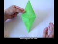 Origami Flower Stem Instructions