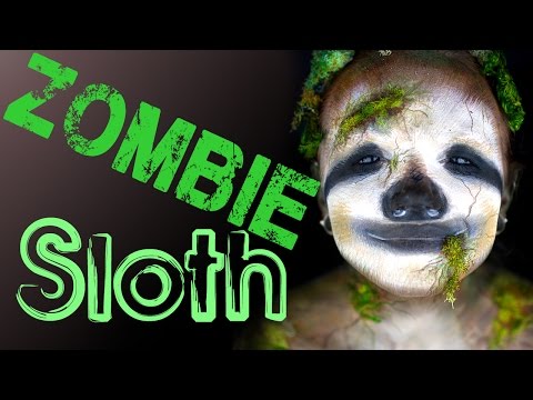 Zombie Sloth Makeup Tutorial.... wait, what??