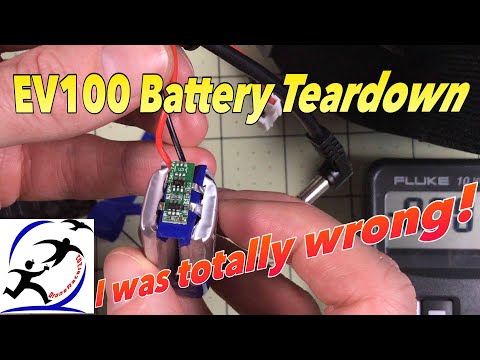 Eachine EV100 Goggles Battery Teardown. I was totally wrong!