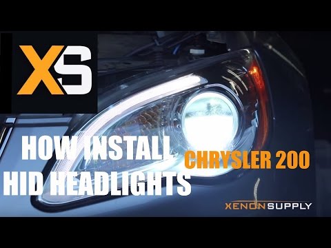XS Chrysler 200 HID – How to Install HID Xenon 2013+