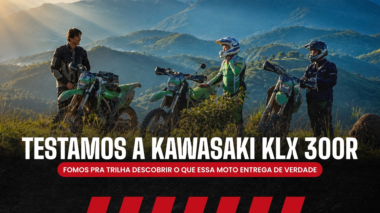 TESTAMOS A KAWASAKI KLX 300R | Fomos pra trilha descobrir o que essa moto entrega de verdade