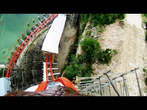 on ride - Here's our POV of Iron Rattler that shows just how smooth, fast and fun this RMC (Rocky Mountain Construction) steel hybrid coaster really is. Our favorite p...