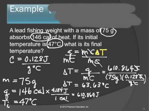 how to calculate heat capacity