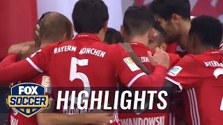 Arturo Vidal opens the scoring for Bayern vs. Gladbach | 2016-17 Bundesliga Highlights by FOX Soccer