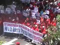 Super Huge Anti Zionist Protest in Caracas in front of the Israeli Embassy.