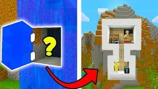 Minecraft Tutorial: How To Build a Hidden Base #3 With a Hidden Entrance