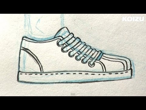 how to draw shoes