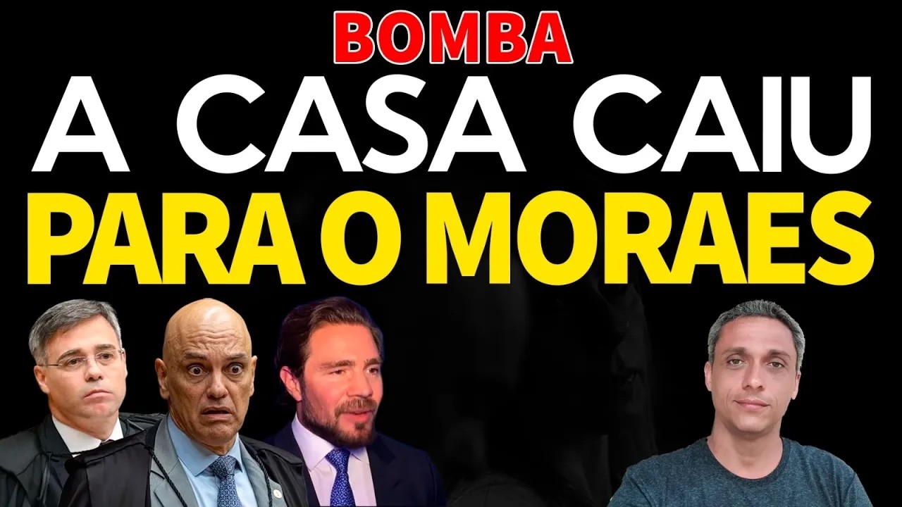 BOMBA! A CASA CAIU! Moraes deve ser imediatamente afastado do STF